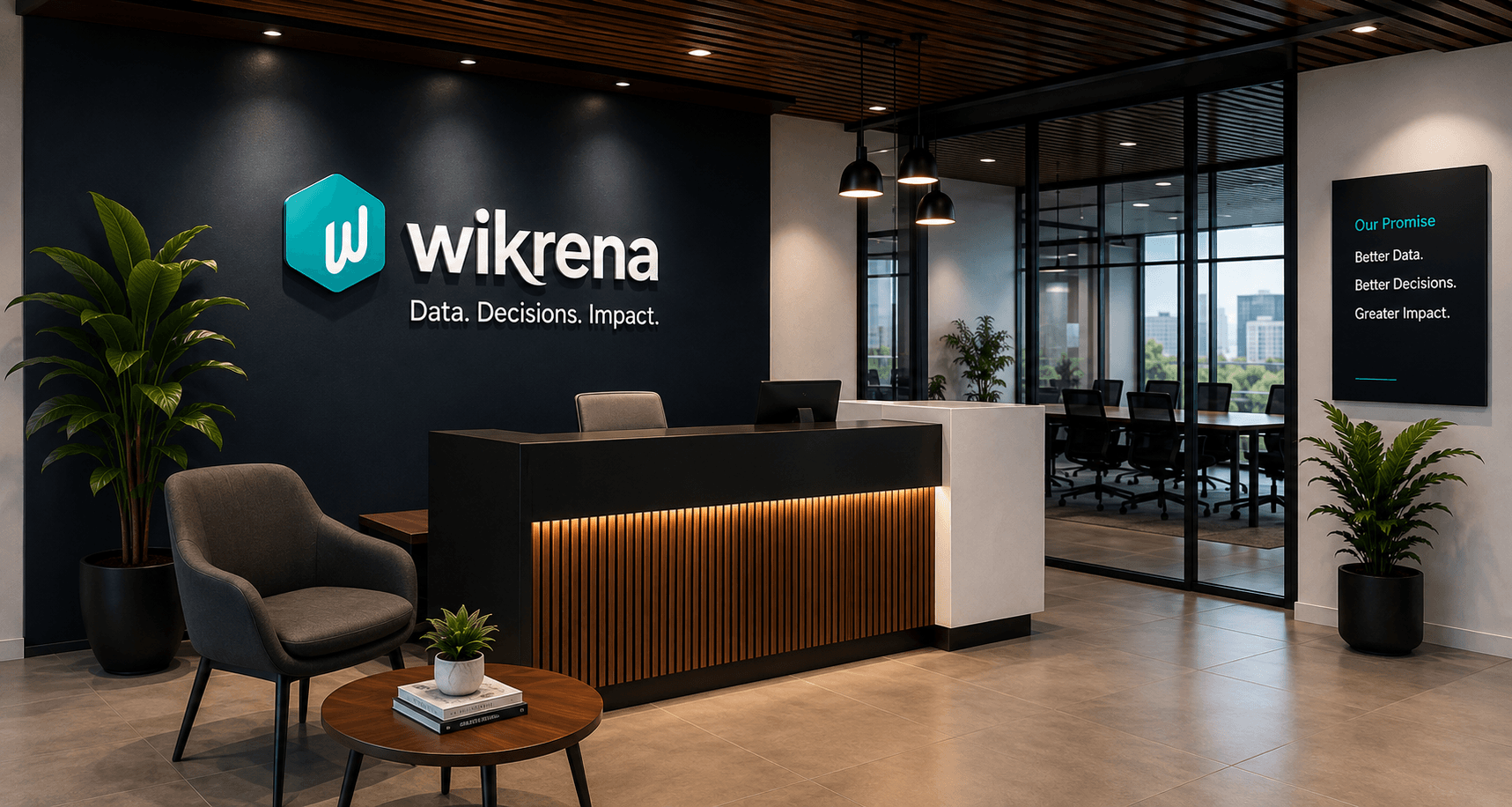 The Wikrena office reception in Enugu